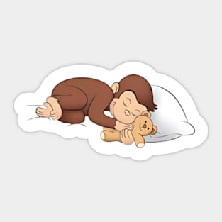 Curious George Sleep Sticker